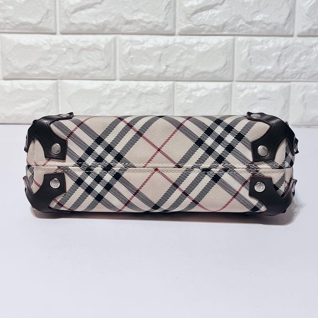 【希少 美品】バーバリーブルーレーベル ノバチェック 2way ショルダーバック