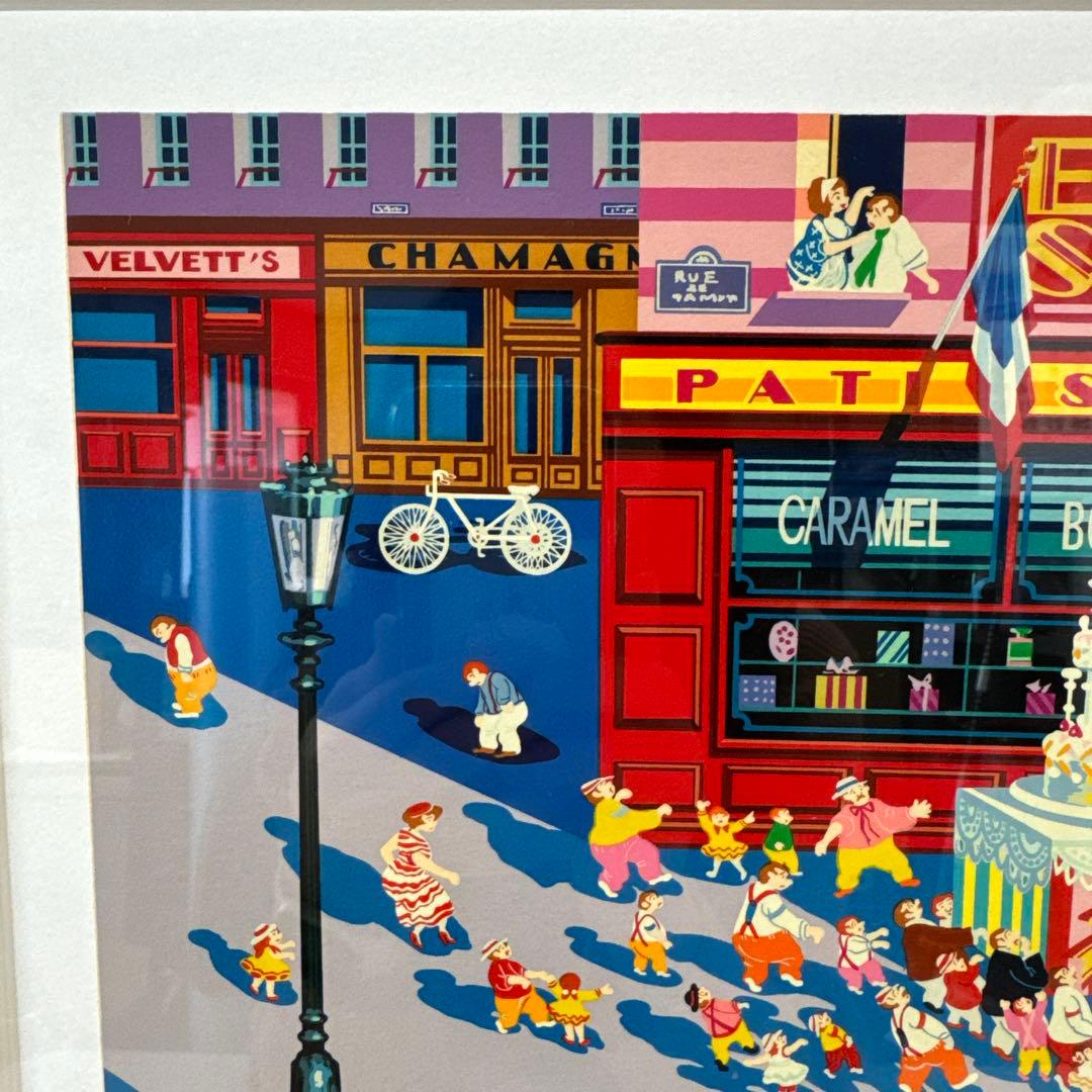 シ*ル様 ヒロ・ヤマガタ「ウェディングケーキ」シルクスクリーン 直筆