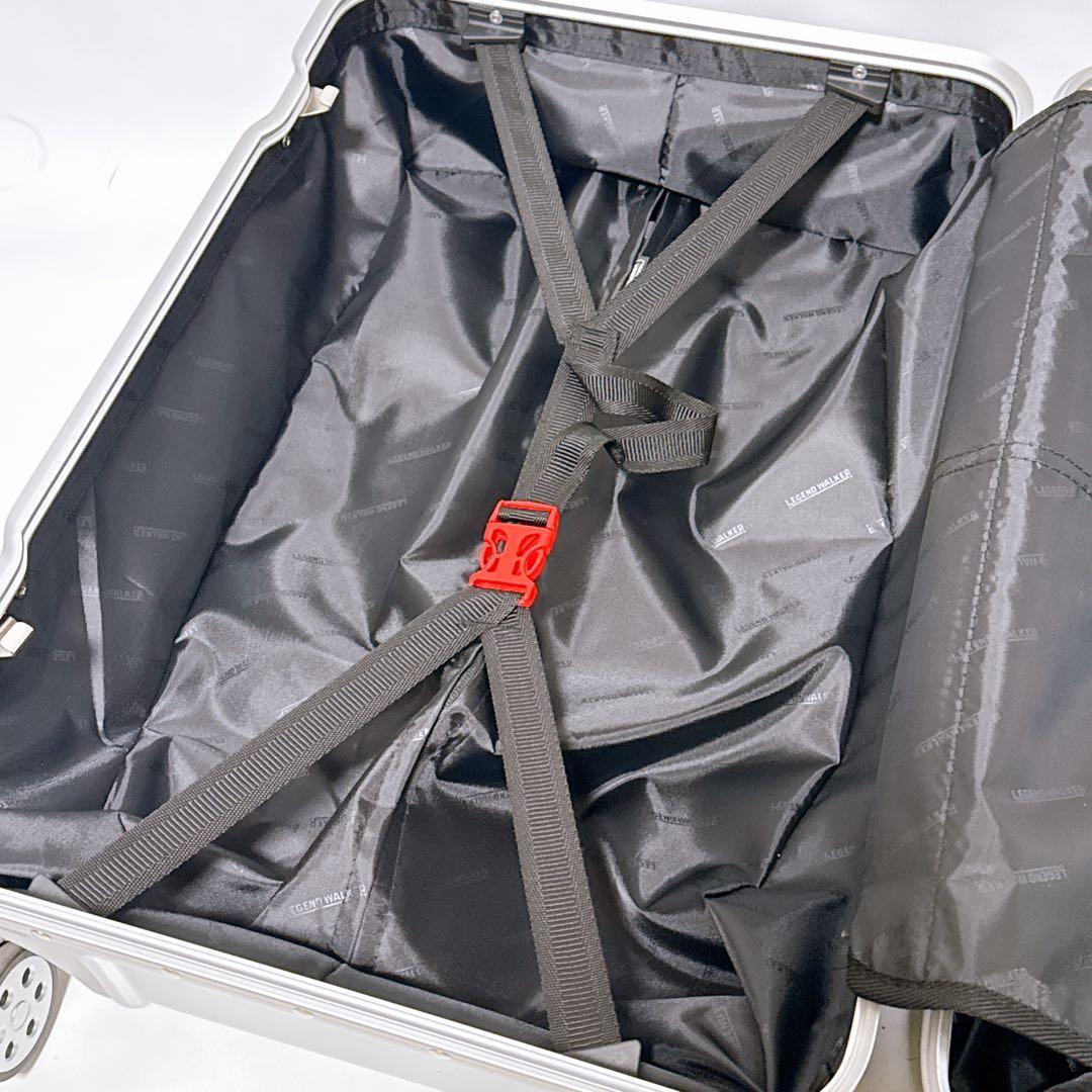 美品】LEGEND WALKER キャリーバッグ GRACE マットシルバー - メルカリ