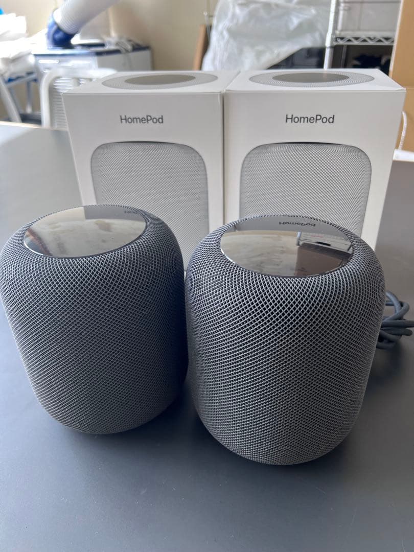 HomePod 第1世代 2台セット／ステレオペア Apple Pod Mini 2台セット