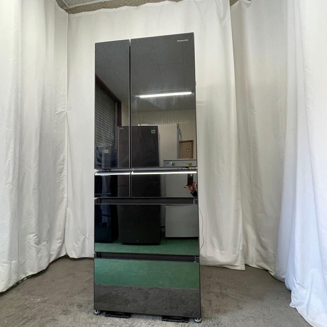 460⭕️冷蔵庫　パナソニック　500-600ℓ級　両開き　設置無料　黒　安い