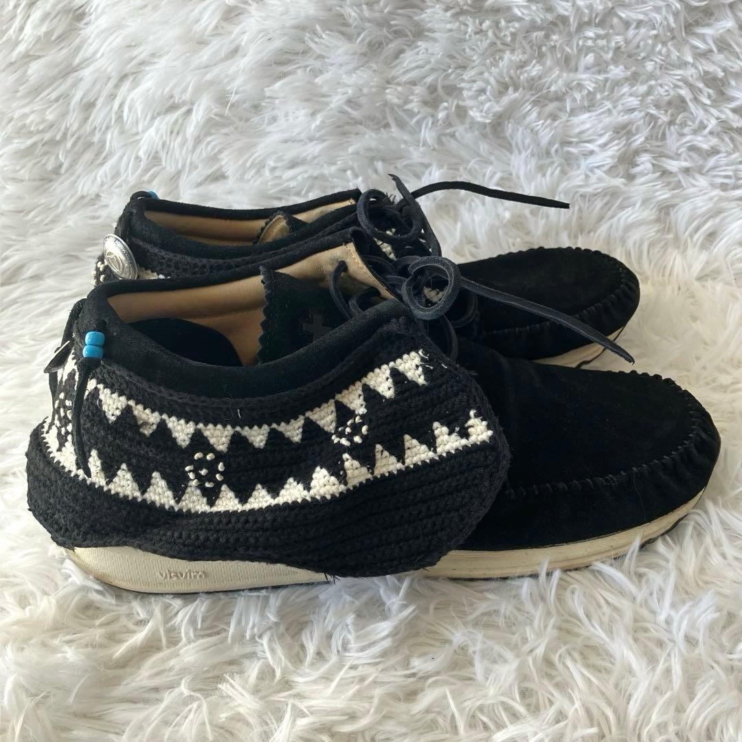 visvim ヴィズヴィム モカシンスニーカー スウェード ブラック