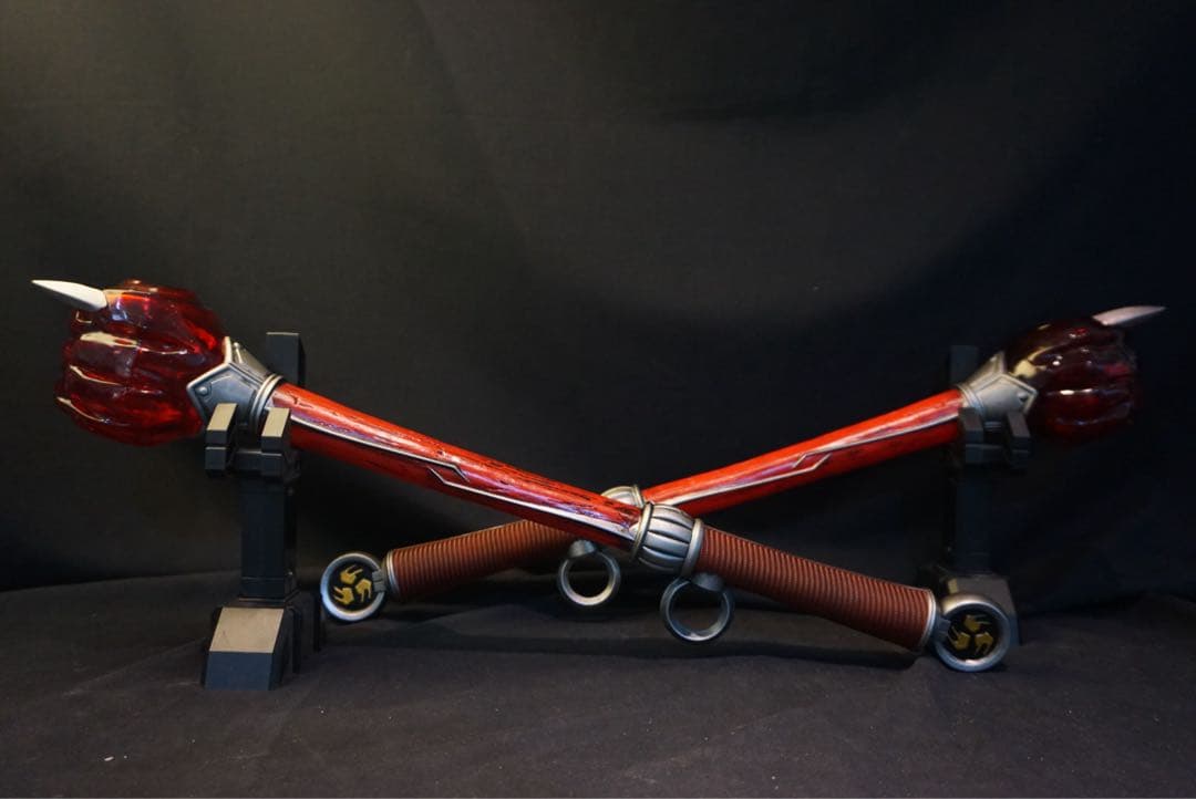 仮面ライダー響鬼 音撃棒 烈火 1：1 プロップスケール 音撃棒 烈火