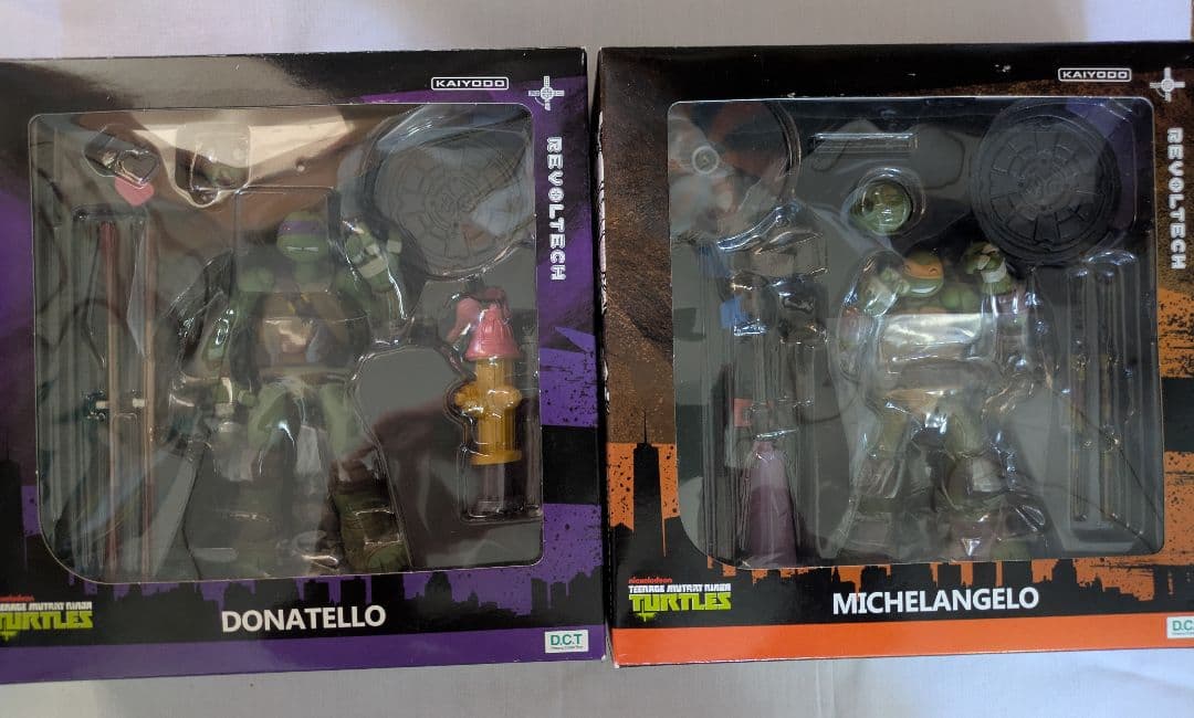M*X様 海洋堂　リボルテック タートルズ　ドナテロ ミケランジェロ 2体セット M*X様 海洋堂 リボルテック タートルズ ドナテロ ミケランジェロ 2体