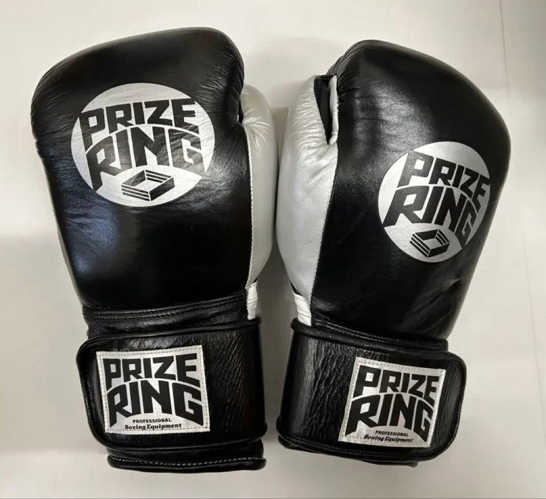 プライズリング ボクシンググローブ 本革製 10oz 黒 - メルカリ