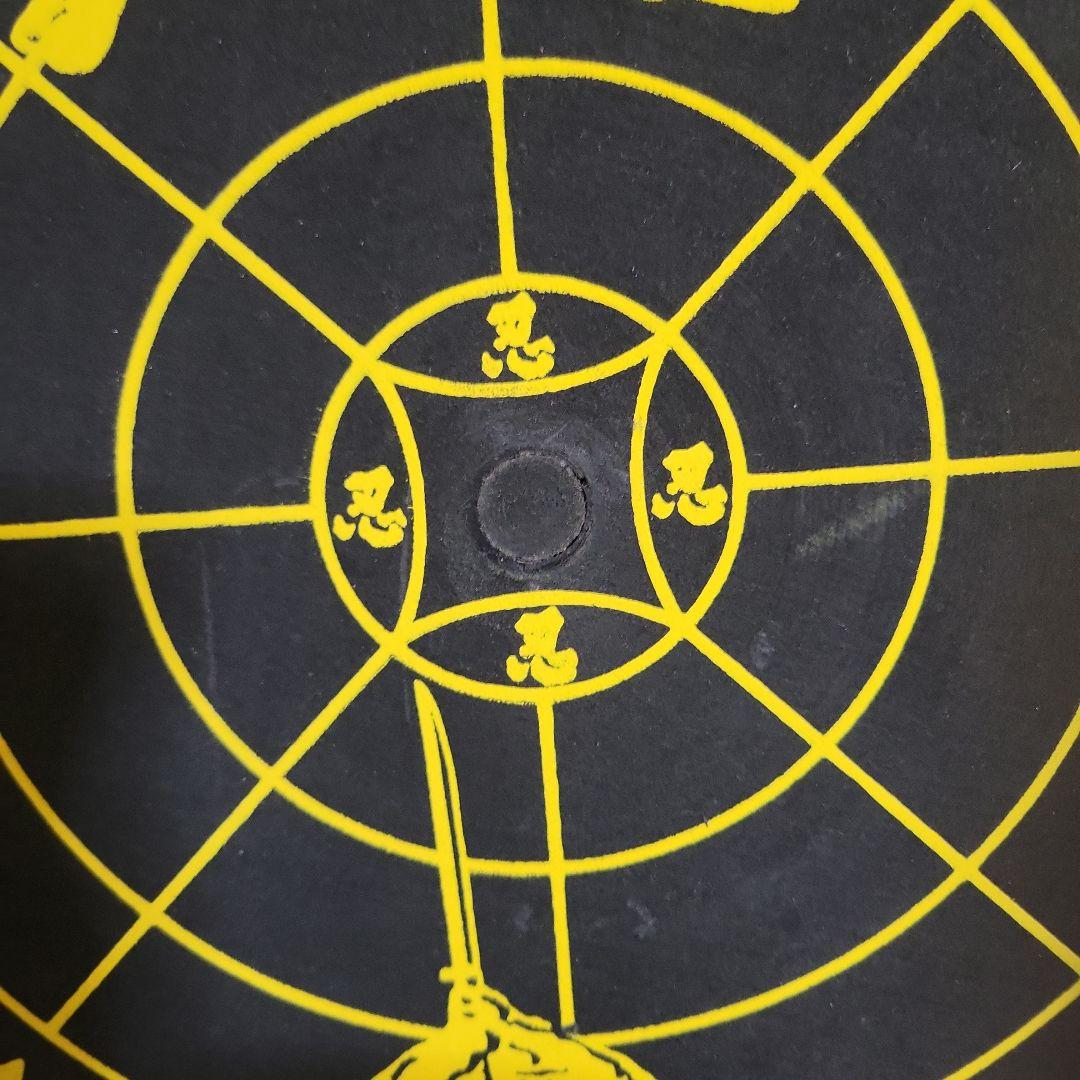 忍者デザインの円形ターゲット　スローイング・ターゲット　レア品