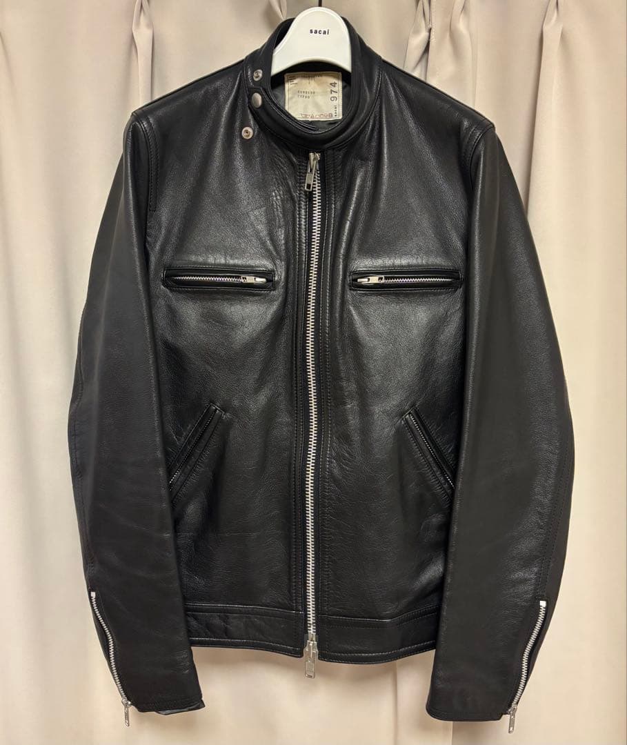 sacai 16SS 変形ライダースジャケットの通販はau PAY マーケット
