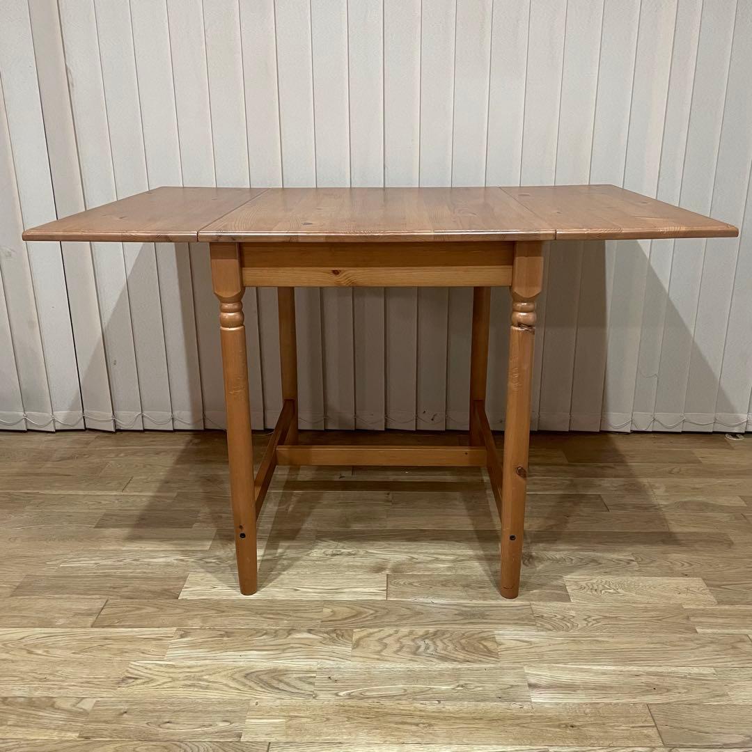 【廃番品】IKEA INGATORP インガートルプ ダイニングテーブル　天然木