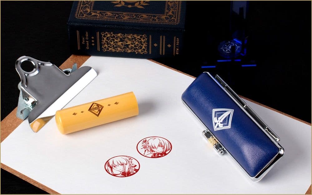 受注品】アルトリア・キャスター(水着) FGO 印鑑 痛印堂 3点セット