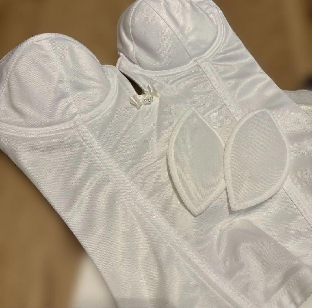 【美品】ブライダルインナー bridalbloom ビスチェD65、ガードルS