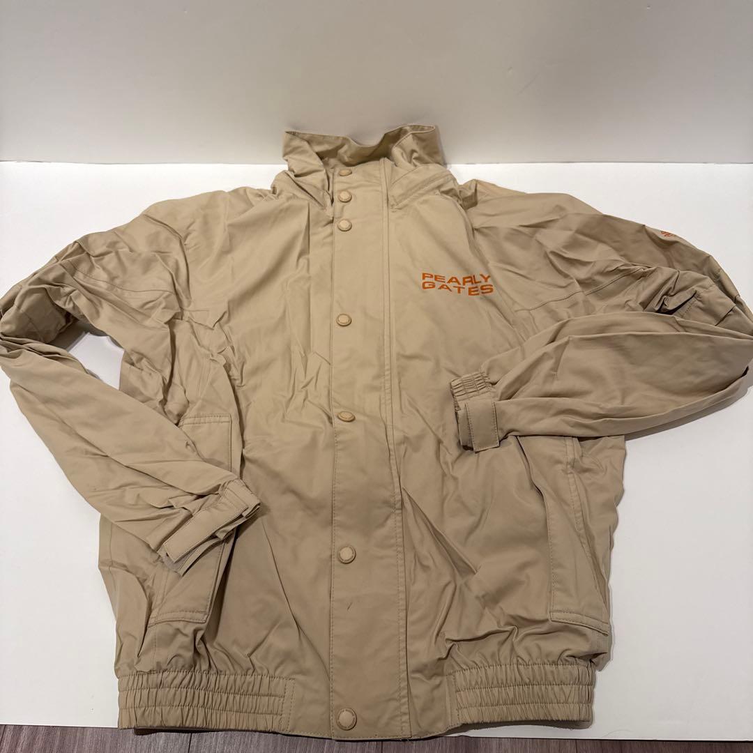 【美品】PEARLY GATES ベージュ レインスーツ(上下セット)