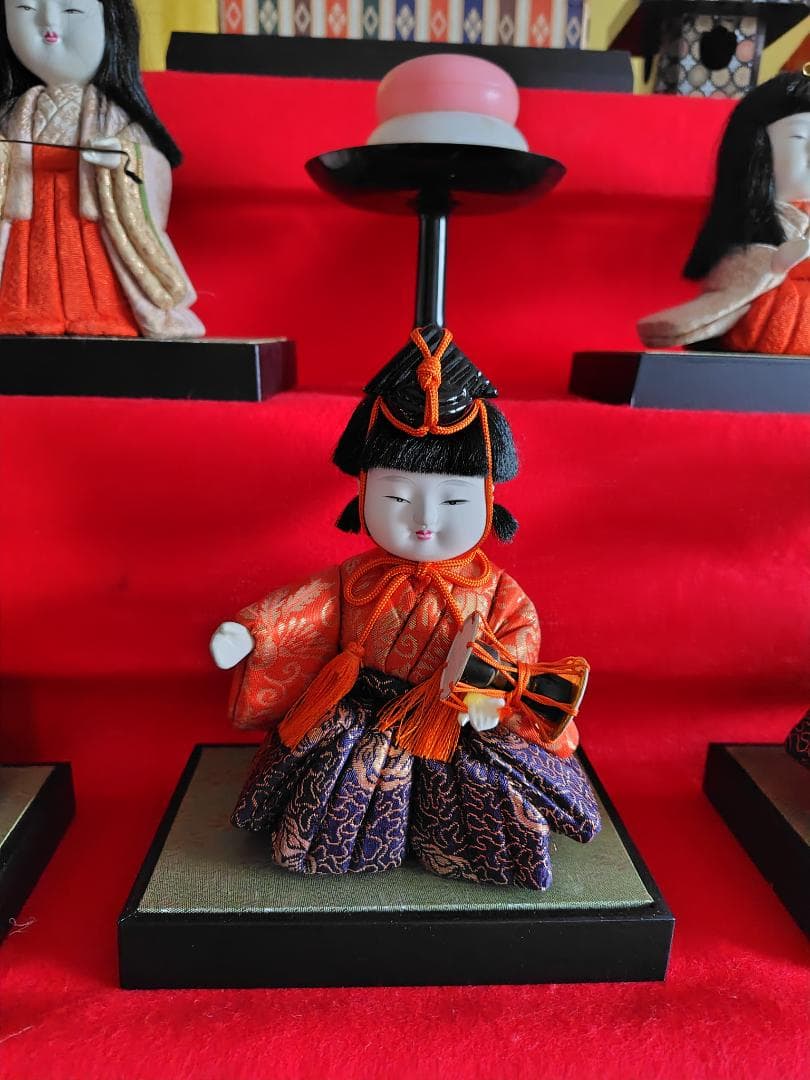 人間国宝　無形文化財　原米州　雛人形のみ