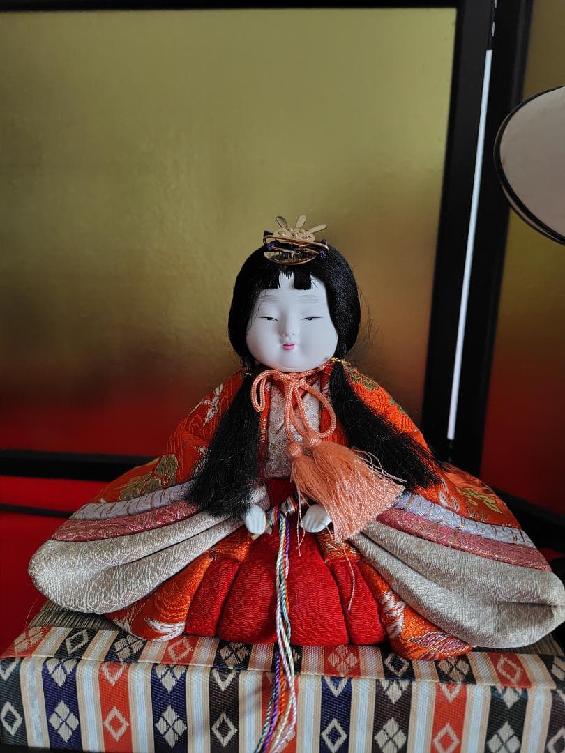 人間国宝　無形文化財　原米州　雛人形のみ