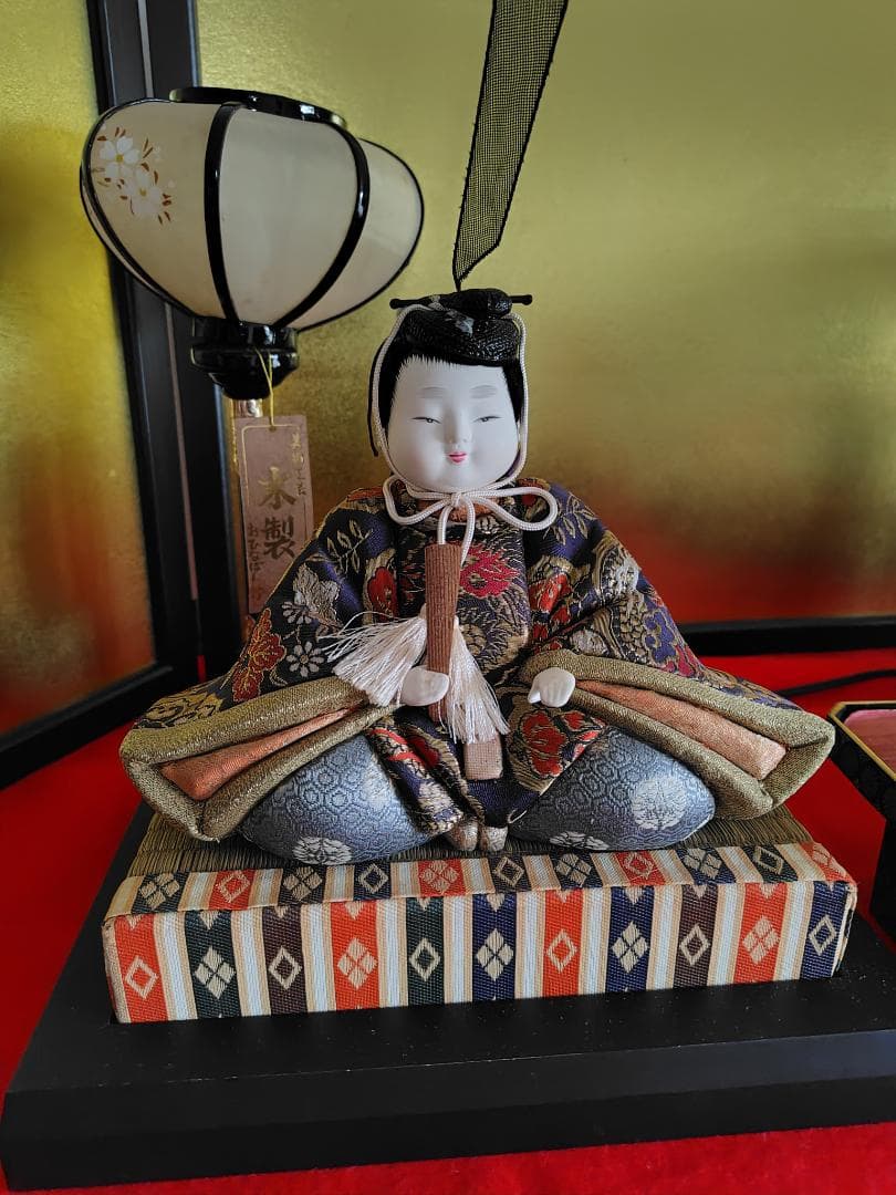 人間国宝　無形文化財　原米州　雛人形のみ