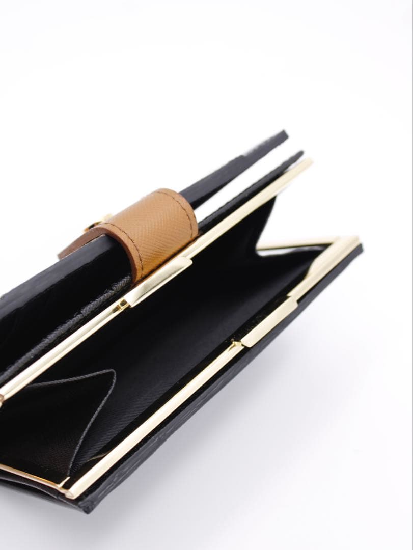 CULLNI クルニ 財布 本革 牛革 二つ折り ブラックメンズ レディース