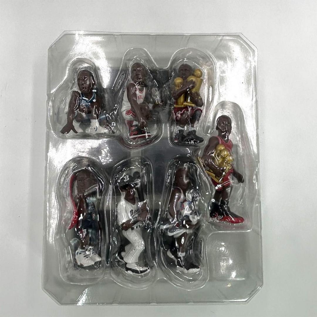 マイケル・ジョーダン７体セット　NBA　バスケットボール　バスケの神様