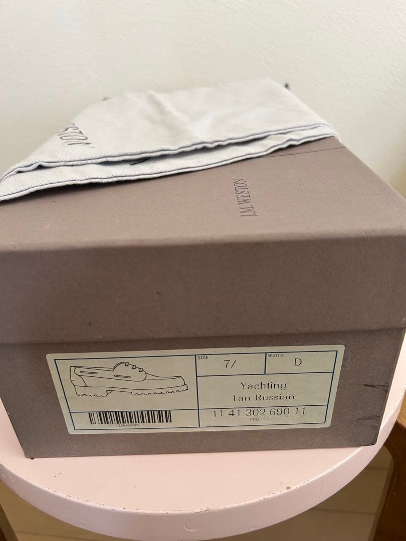 希少 J.M.WESTON ヨット yacht タン tan 7/D