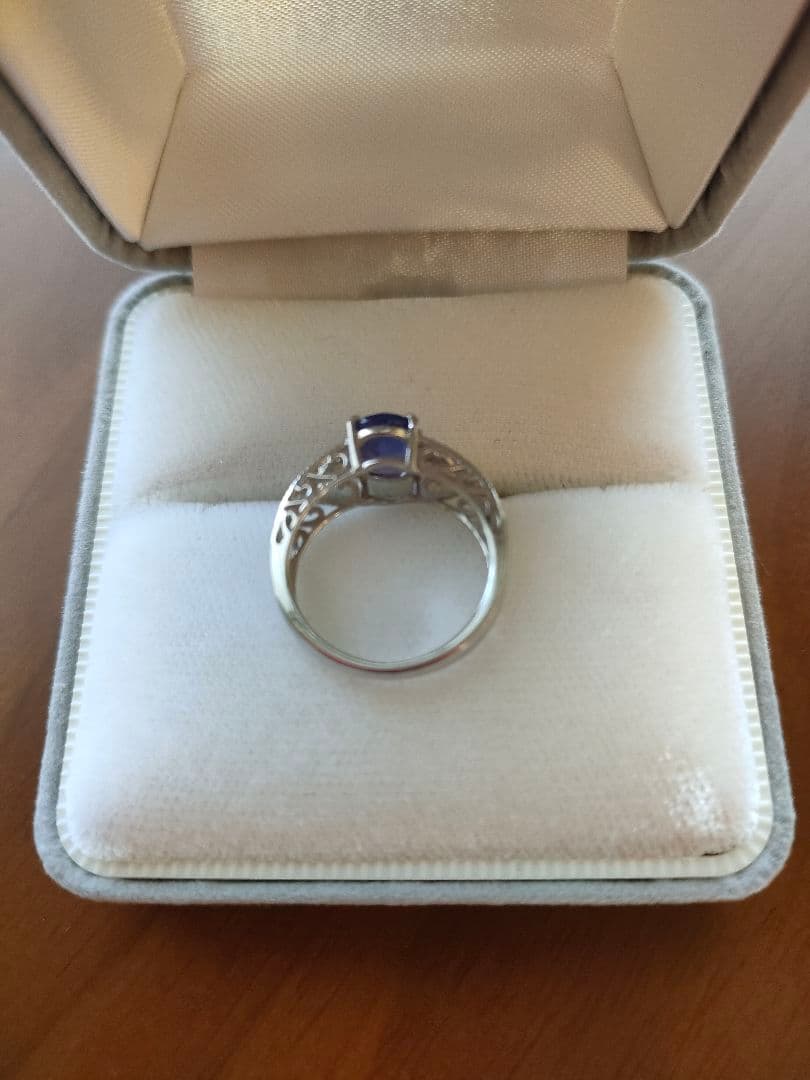 プラチナ900 タンザナイトリング 9.5号