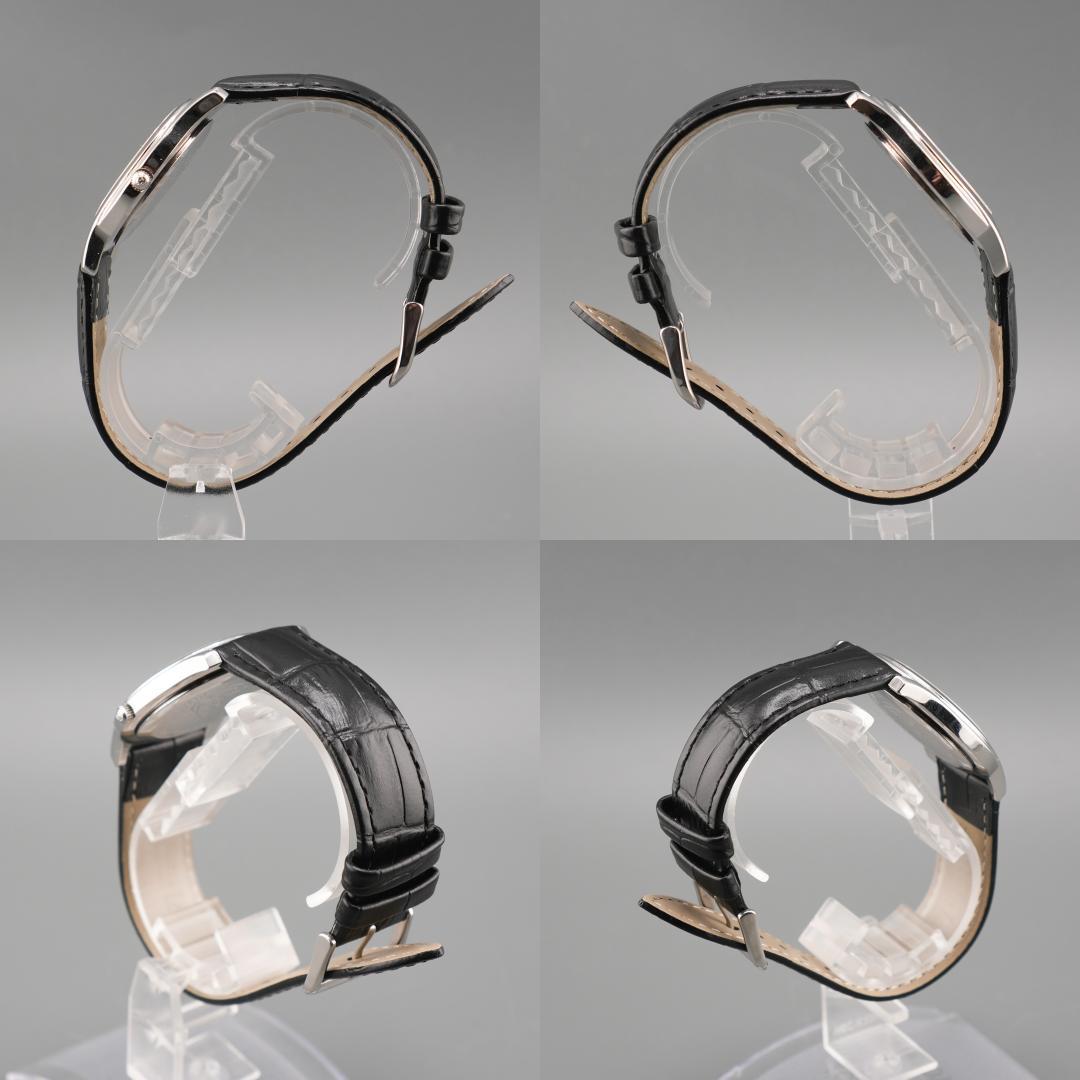 稼働 GUCCI 5500M デイト 腕時計 新品電池 新品ベルト クォーツ