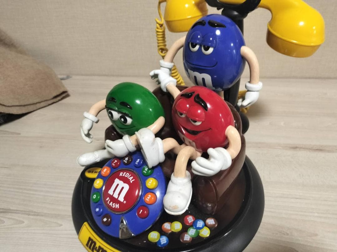 ☆Ｍ＆Ｍｓ　ディスプレイ用固定電話　ビンテージ品　レア　エムアンドエム