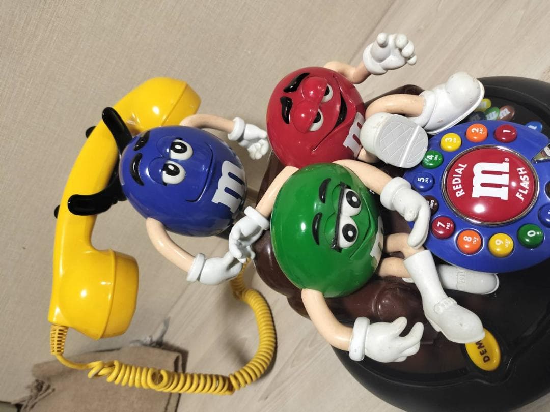 ☆Ｍ＆Ｍｓ　ディスプレイ用固定電話　ビンテージ品　レア　エムアンドエム