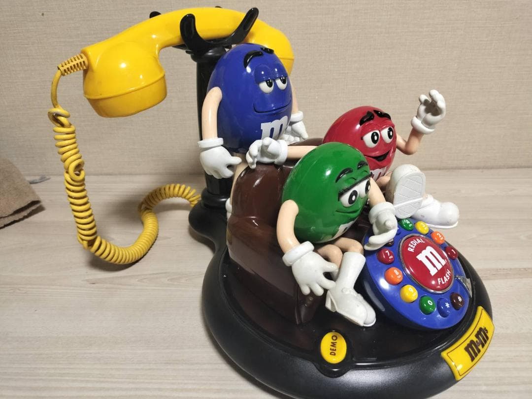 ☆Ｍ＆Ｍｓ　ディスプレイ用固定電話　ビンテージ品　レア　エムアンドエム