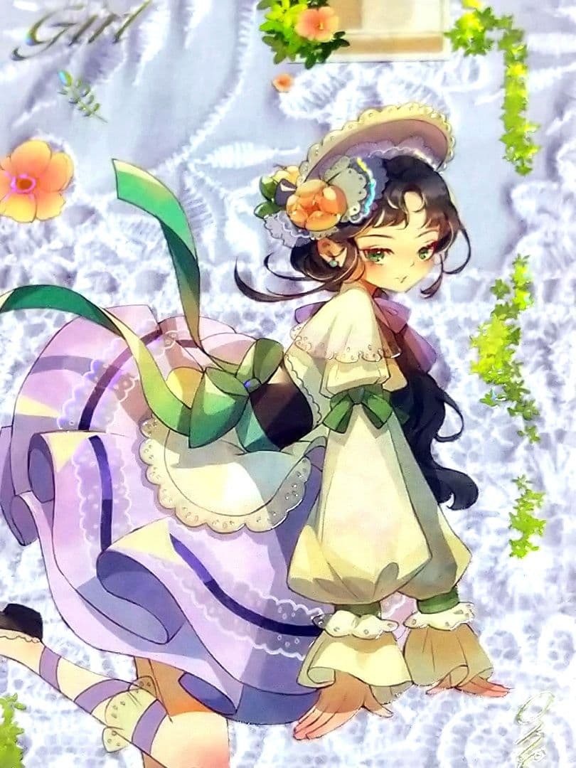 J527＃阿尔萨斯的密语(炫彩)苏格花园切り売り海外人物マステ女の子