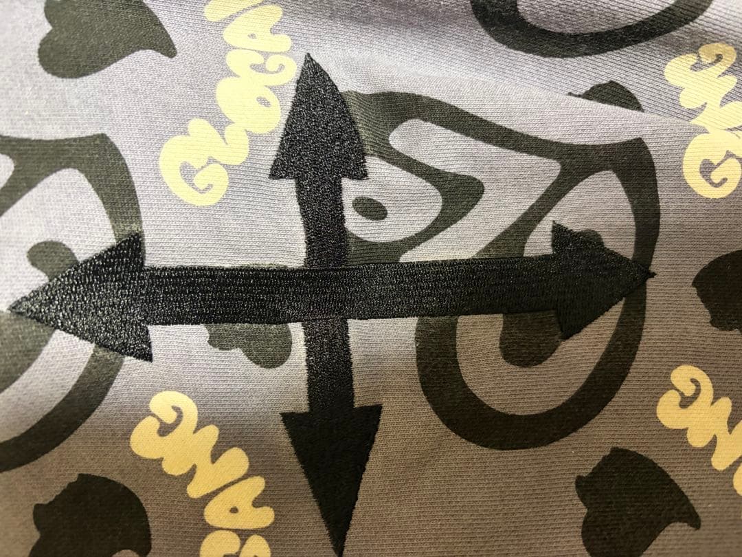 Glo Gang グローギャング　フルジップパーカー グレー　S