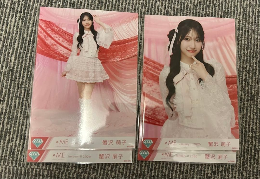 ノイミー 蟹沢萌子 生写真 セミコンプ チュウヒキ きゅんかわ人生