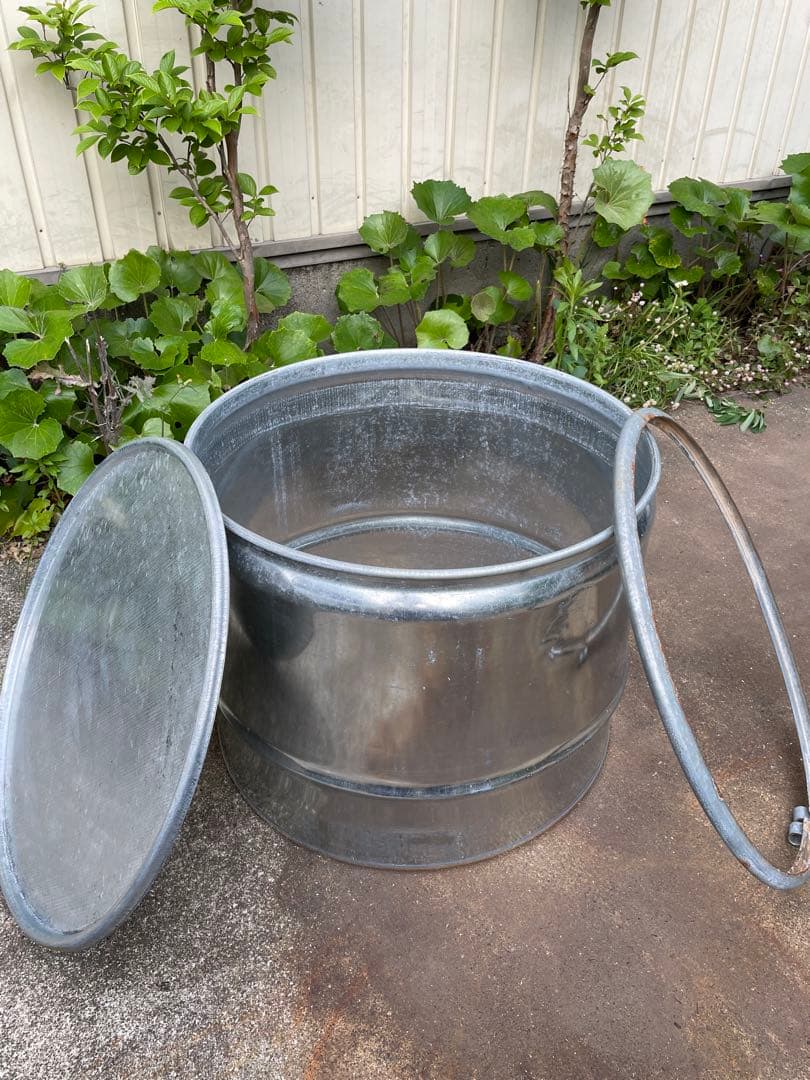t.k.m_45様 ドラム缶 半切り プランター 2個 t.k.m_45様 ドラム缶 半
