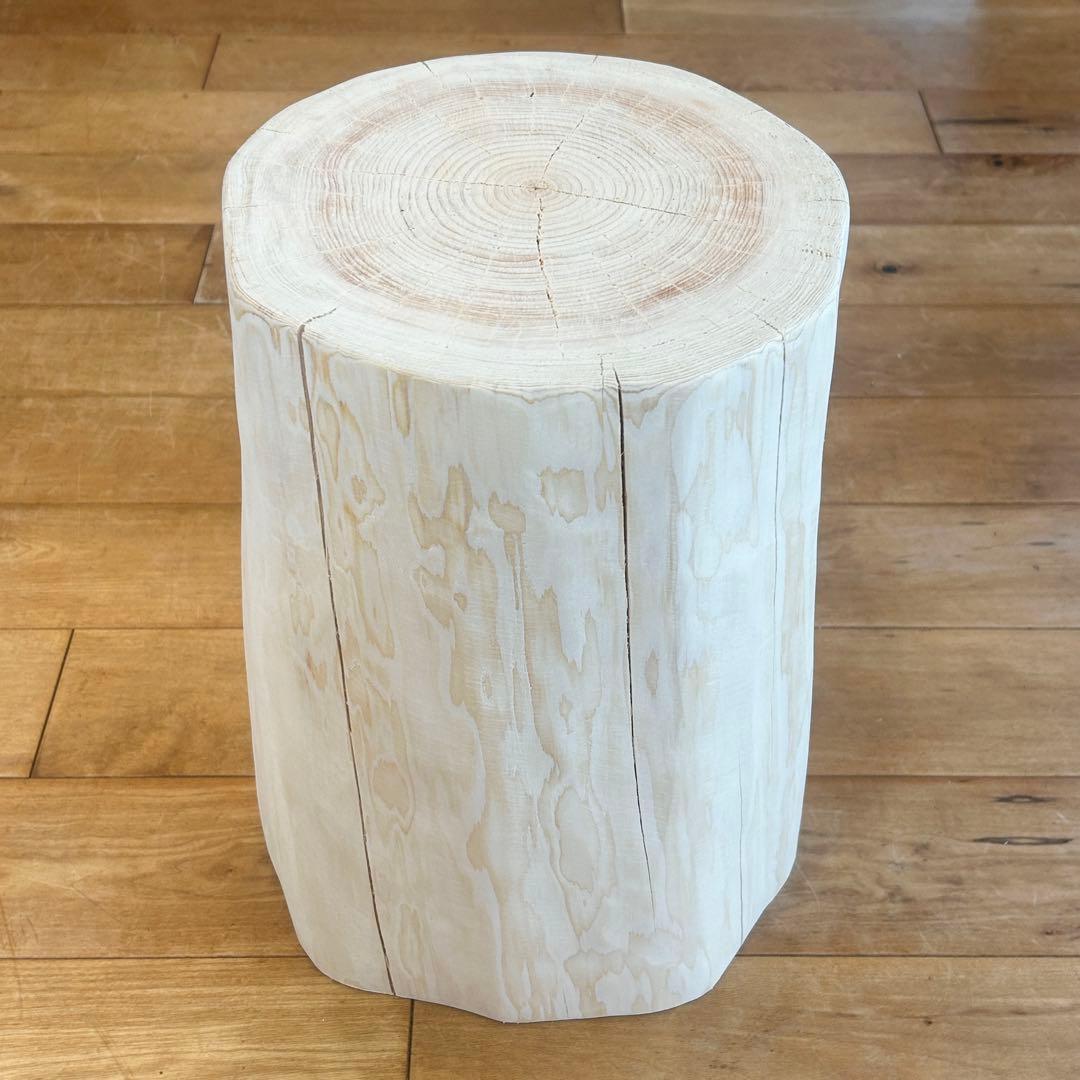 檜　丸太　椅子　スツール No.1230
