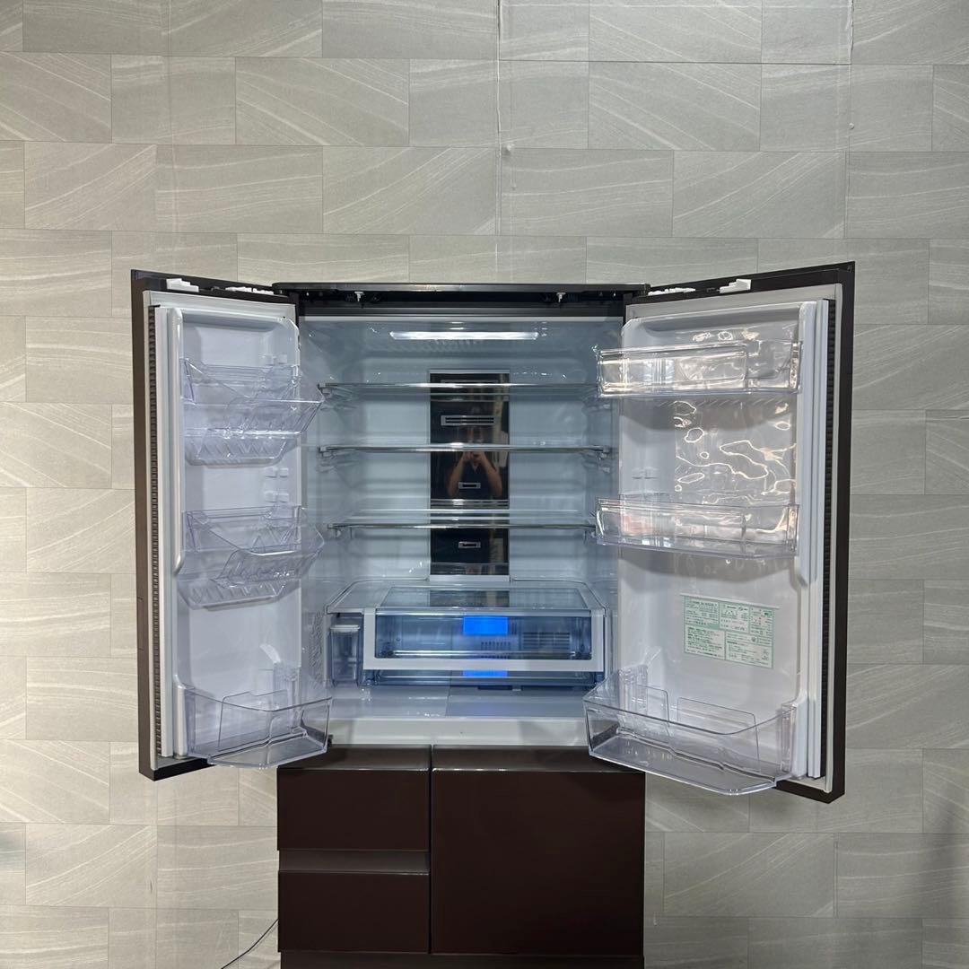 SHARP 大型冷蔵庫 SJ-GX55D 551L メガフリーザー d4583