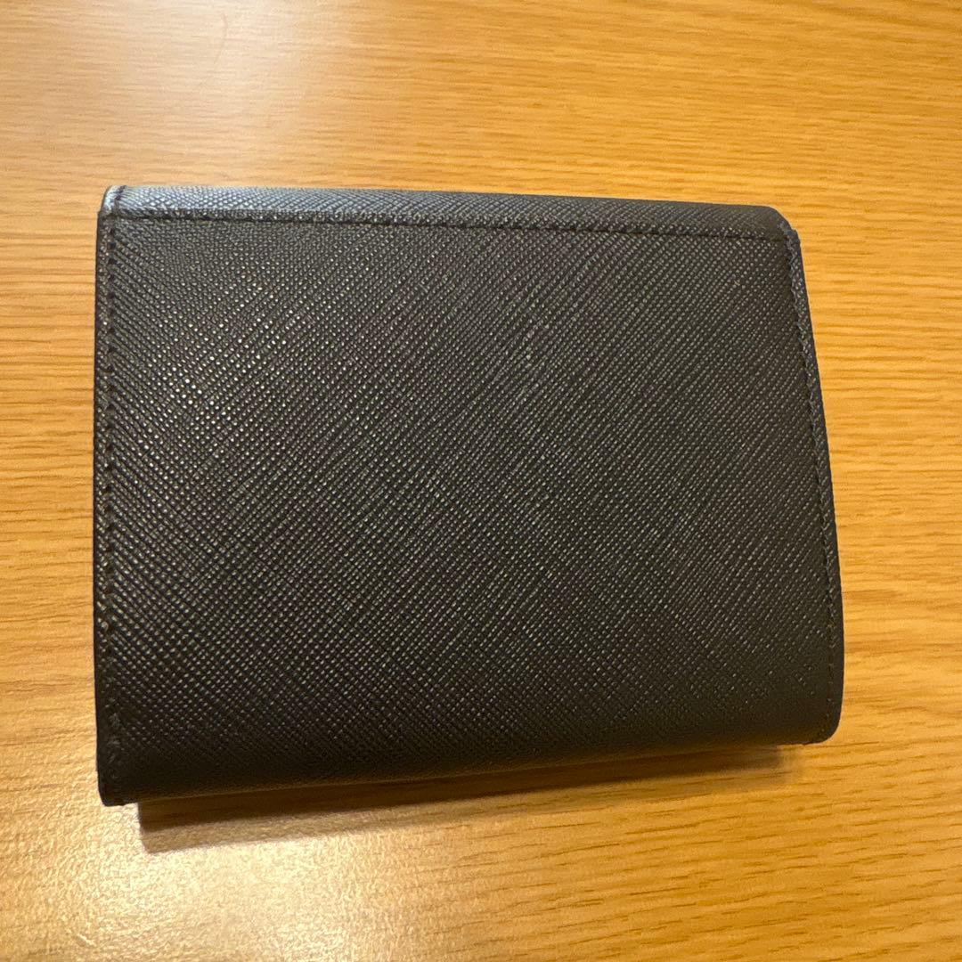 アニエスベー財布　二つ折り財布　ブラック