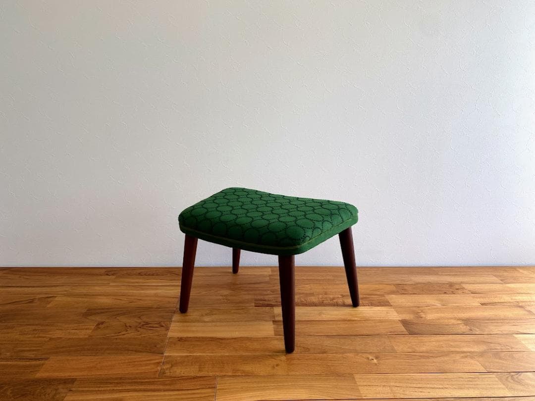 デンマーク ヴィンテージ オットマン スツール チーク材 ミナペルホネン 仕上済