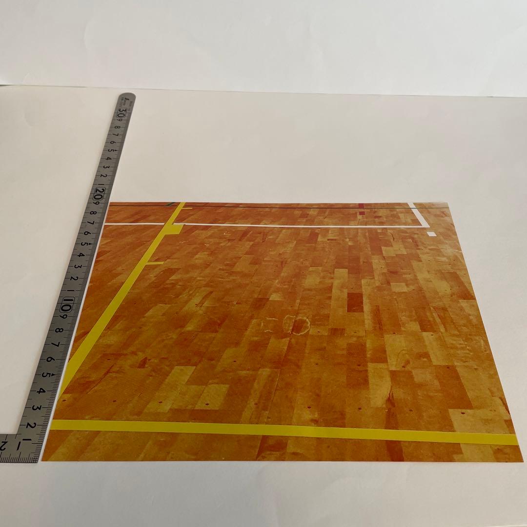 リーメント ぷちサンプル ミニチュア●学校 体育館 バスケ 野球サッカー●背景付