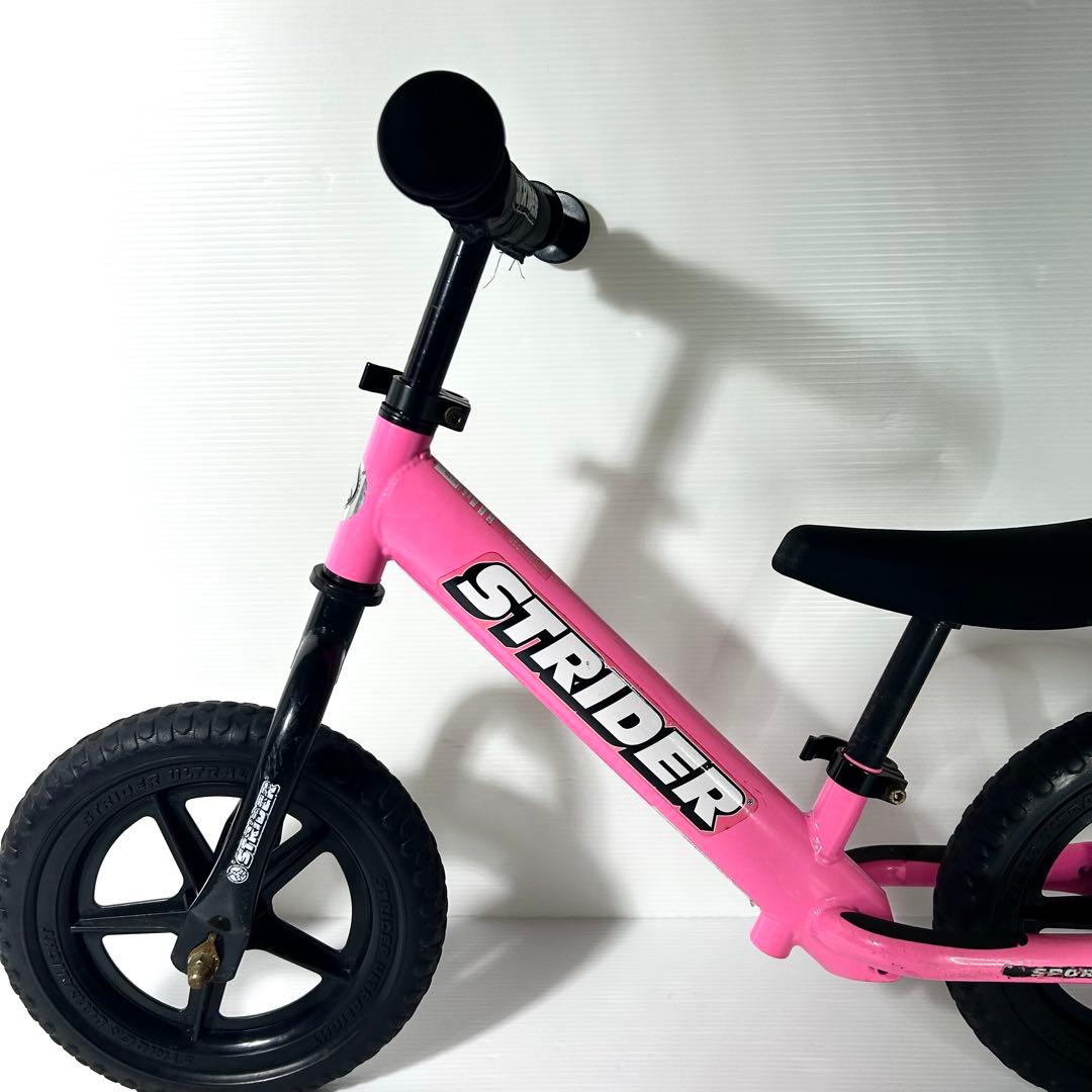 良品☆STRIDER ストライダー スポーツ キックバイク ピンク 補助なし