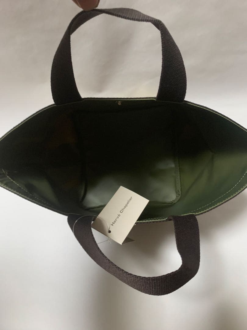 エルベシャプリエ 707c ノワール　舟形 トートバッグ M迷彩柄