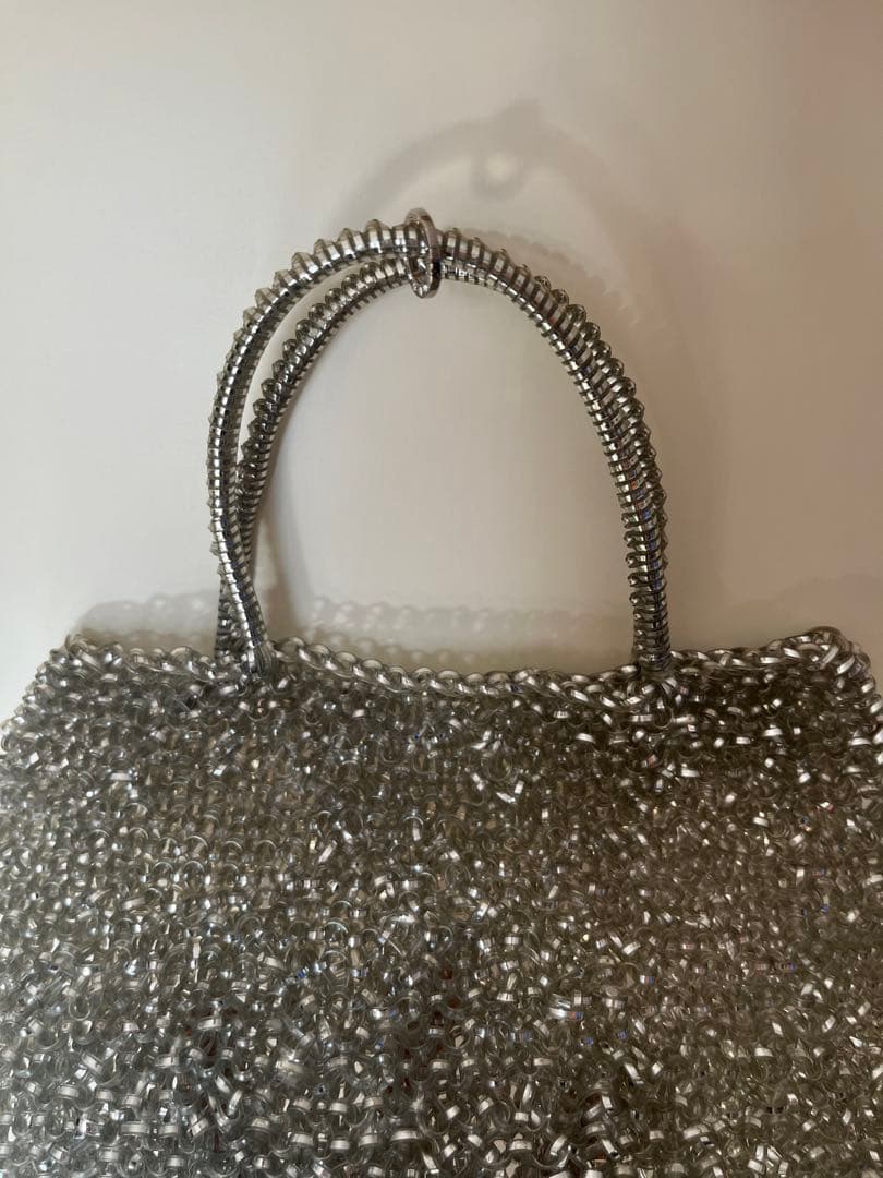 ANTEPRIMA/アンテプリマ ワイヤーバッグ シルバー ハンドバッグ