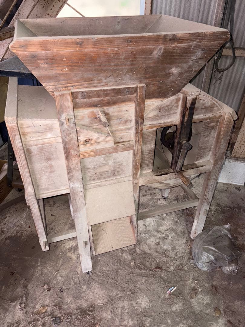 GY1117 唐箕 とうみ 農機具 脱穀機 古物 レトロ ヴィンテージ - メルカリ