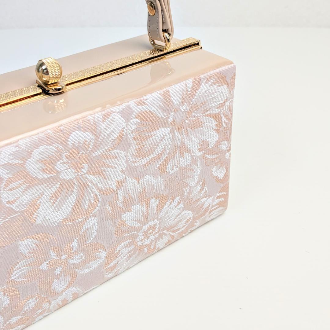 和装 草履バッグセット ジャガード ピンク ベージュ フリーサイズ u83-3