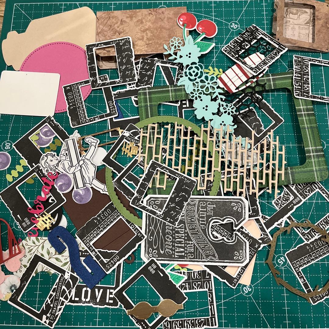 約3.8kg コラージュ 紙モノ 切手 チケット 異素材 まとめ売り 大量