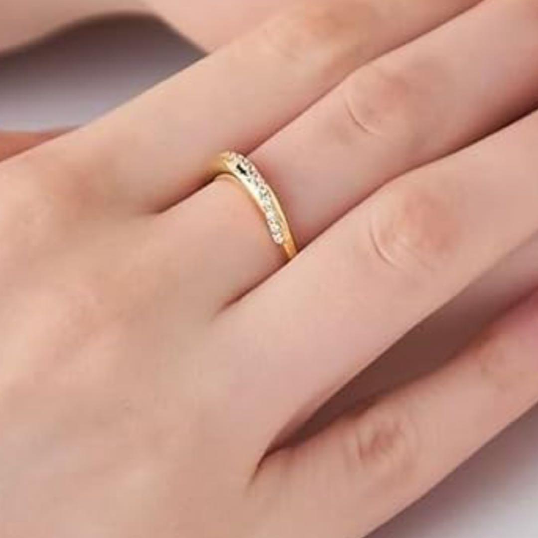 試着のみ✨ete ONLINE Limited ビジュー クレセントムーンリング