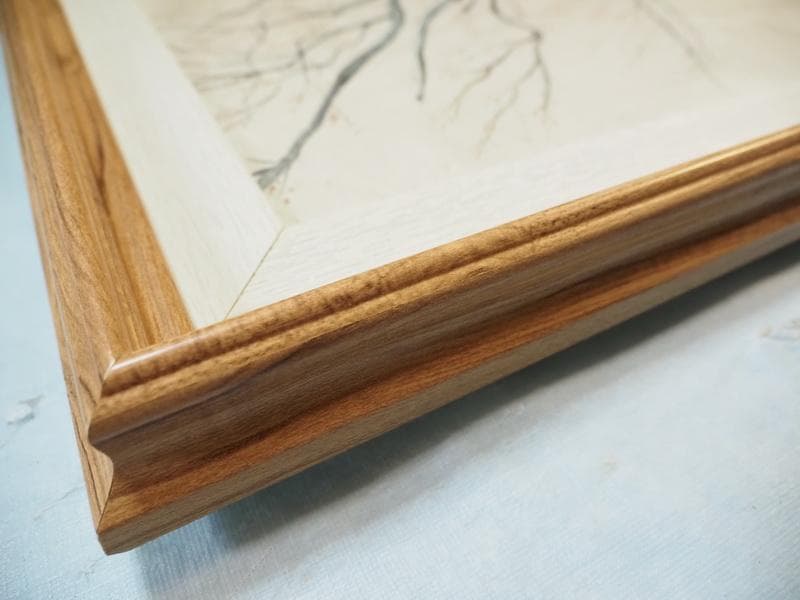 【値下げ】風景画　油絵　田中一村　大型絵画　額付き　手描き　肉筆