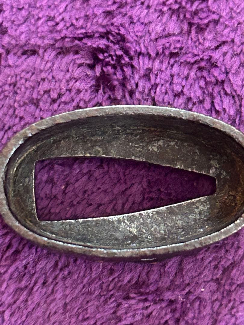 刀装具 縁 奈良三作のひとり 杉浦乗意 日本刀 武具 骨董 アンティーク