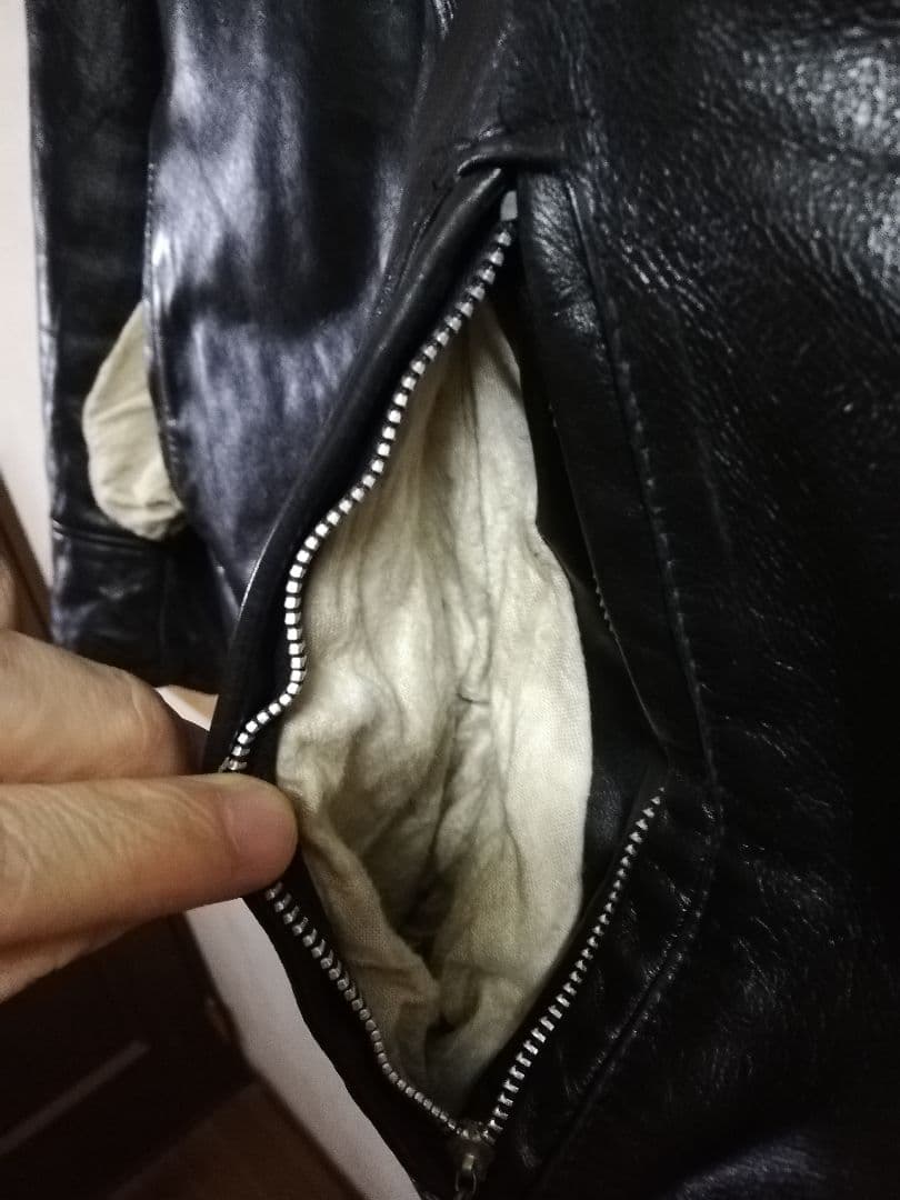 70s ポリスマンジャケット talon ビンテージ レザージャケット