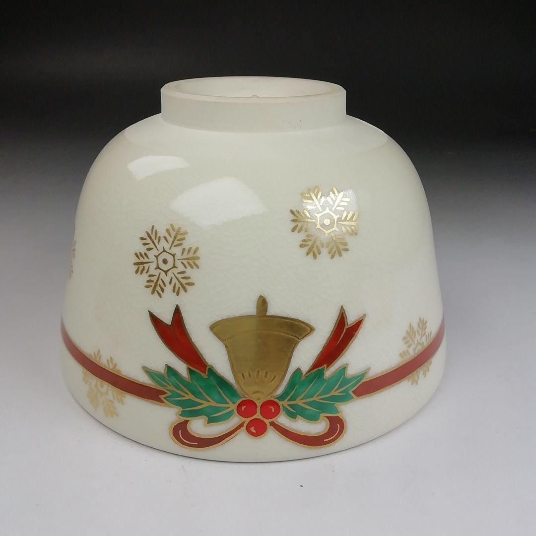 T914 茶碗 『クリスマス』『森里陶楽 造』 共箱 抹茶碗 茶道具