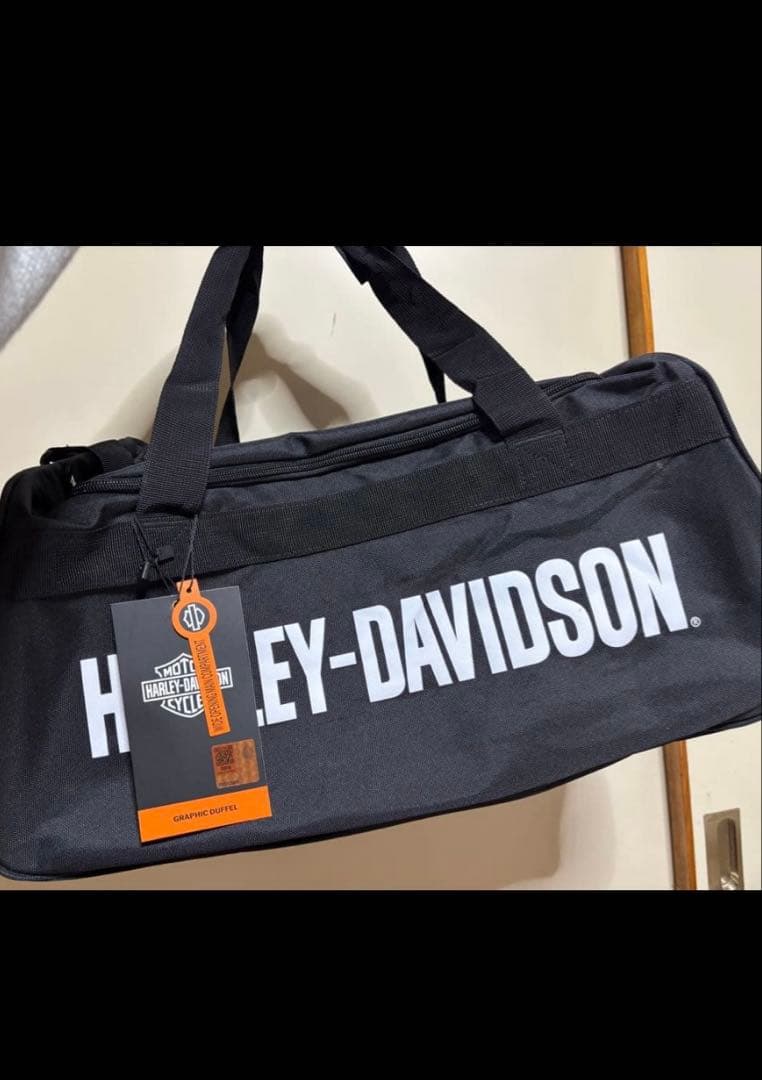 Harley-Davidson ダッフルバッグ 黒 新品未使用 - メルカリ
