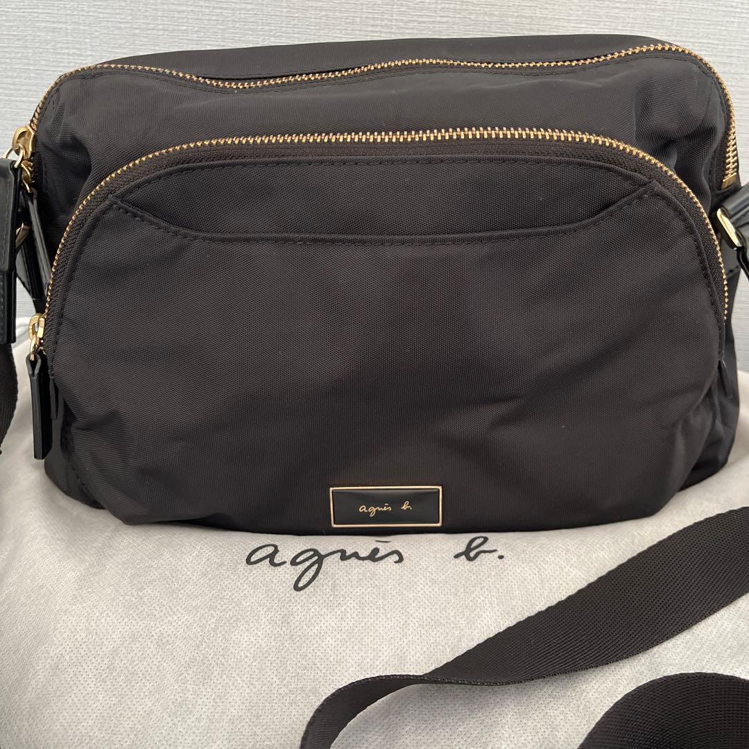 アニエスベー　ショルダーバッグ　FT03-04 黒