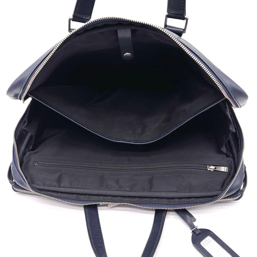 希少✨ポーター　ソート　ビジネスバッグ　2層　ネームホルダー付　ネイビー　A4可