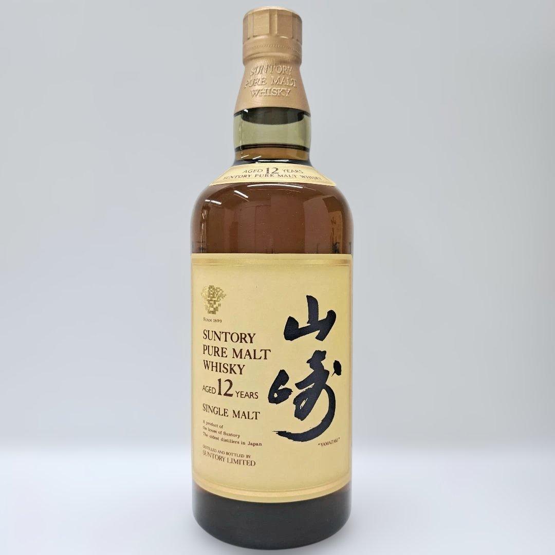 華ラベル サントリー 山崎12年 ピュアモルト ウイスキー 750ml 箱付